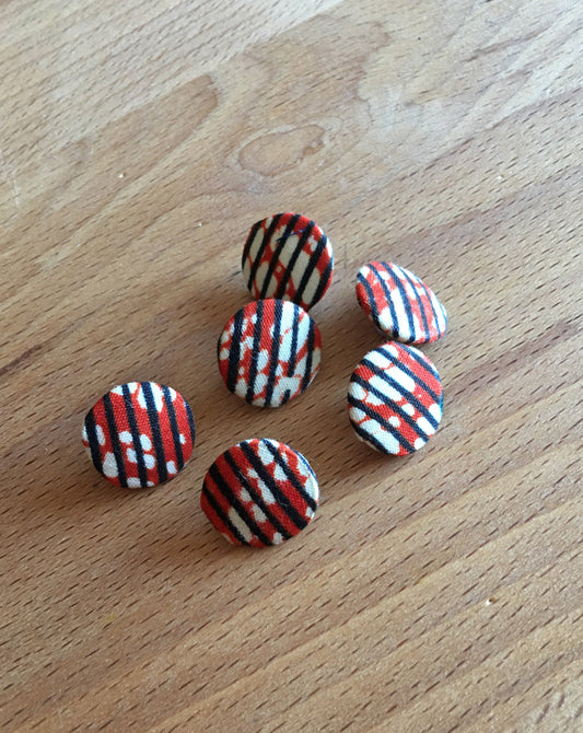 bouton wax 100% coton fait main