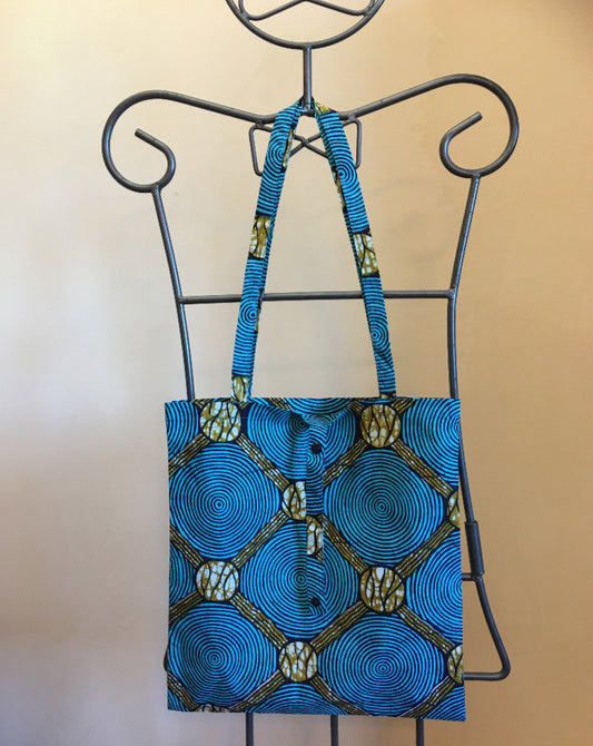 tote bag en tissu wax 100% coton