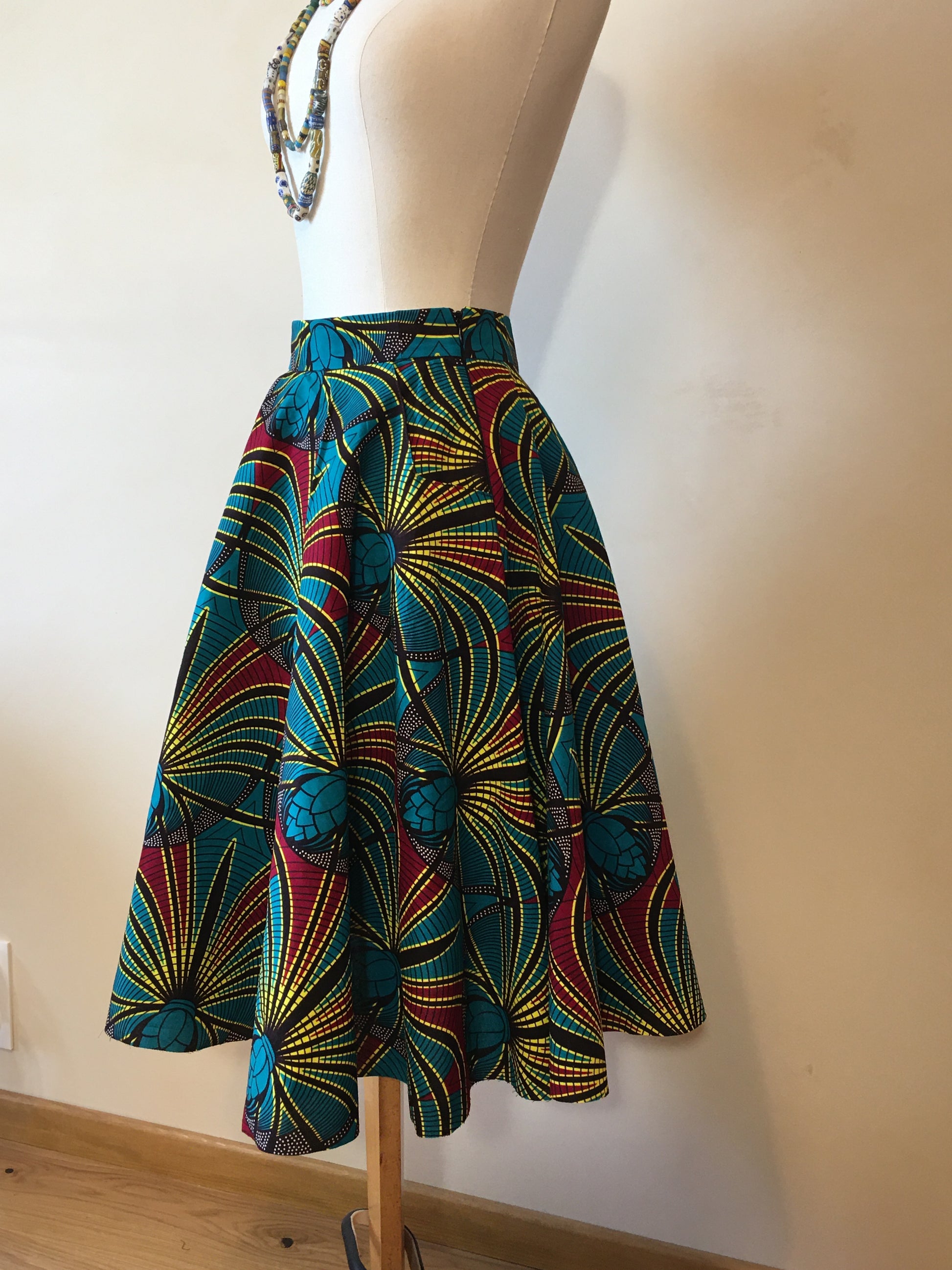 Jupe Shorts Femme Tranquility By Colorado - Taille L - Bleu/Noir/Vert Imprimé Animal - Sportwear